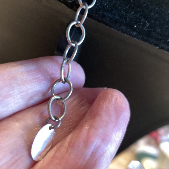 South Western Silver and Turquoise Necklace - Picture 6 of 8